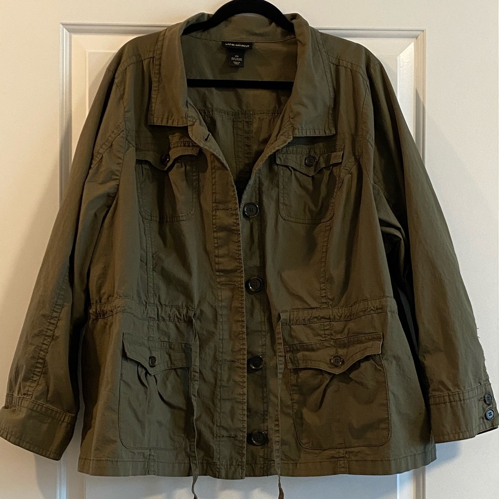 Torrid Military (twill) Jacket (olive green)
